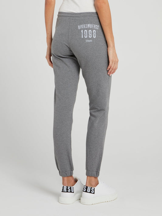 Grey Rear Logo Fleece Pants