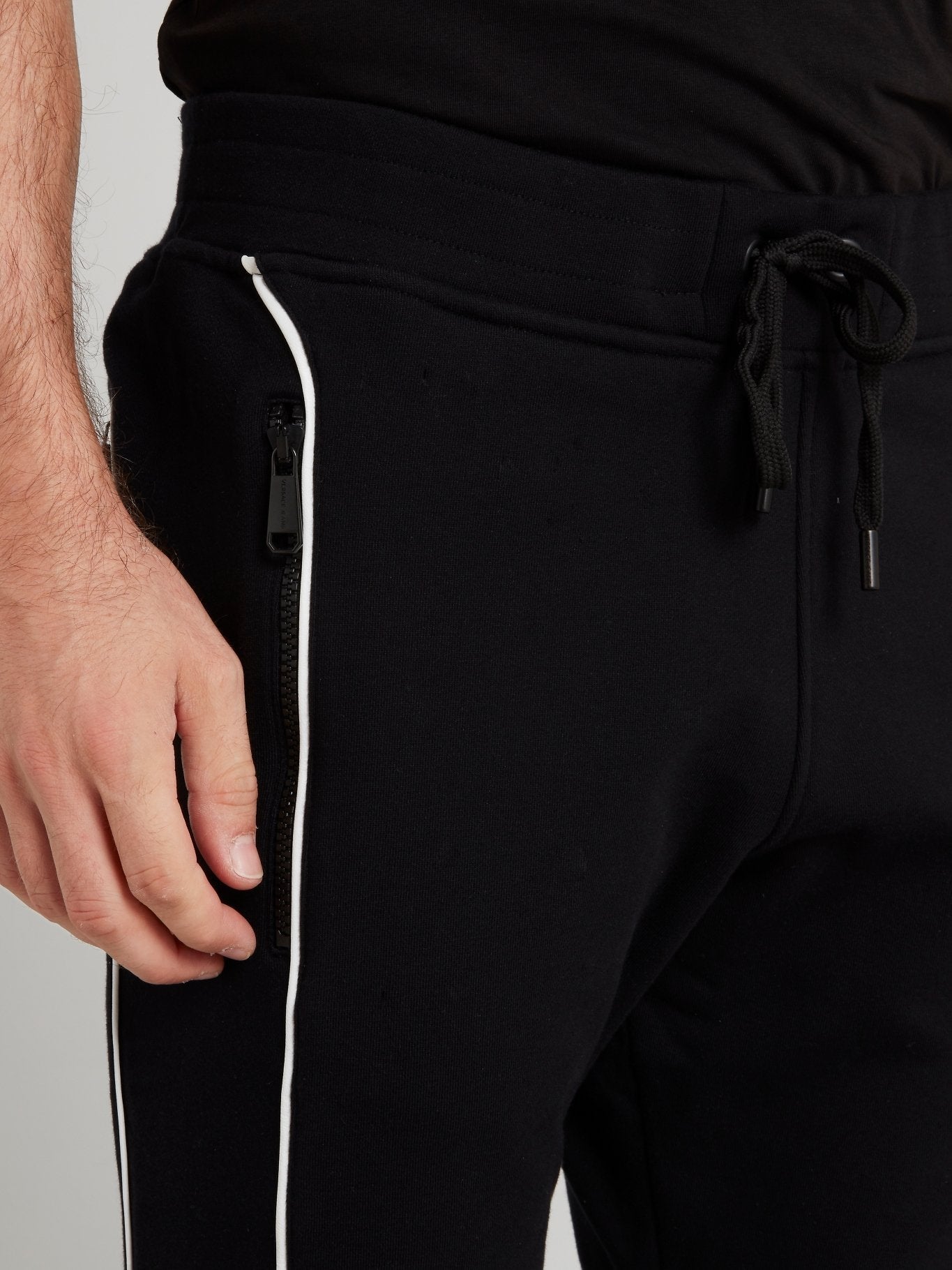 Black Side Stripe Jogging Trousers