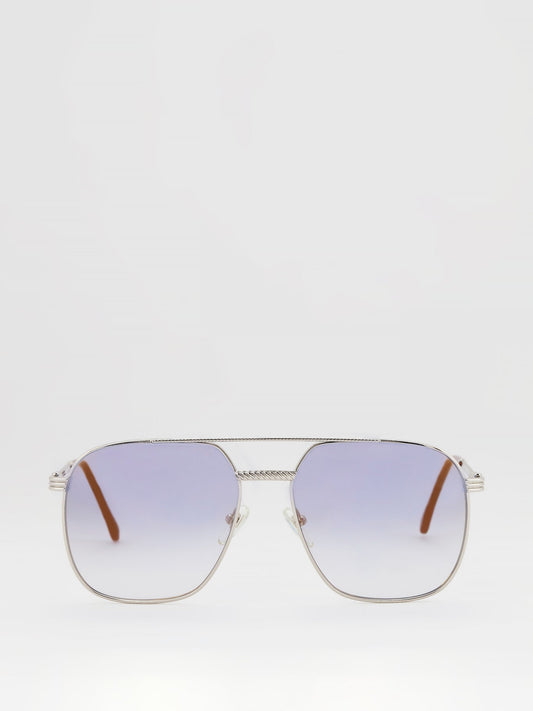 Lavender Gradient Aviator Sunglasses