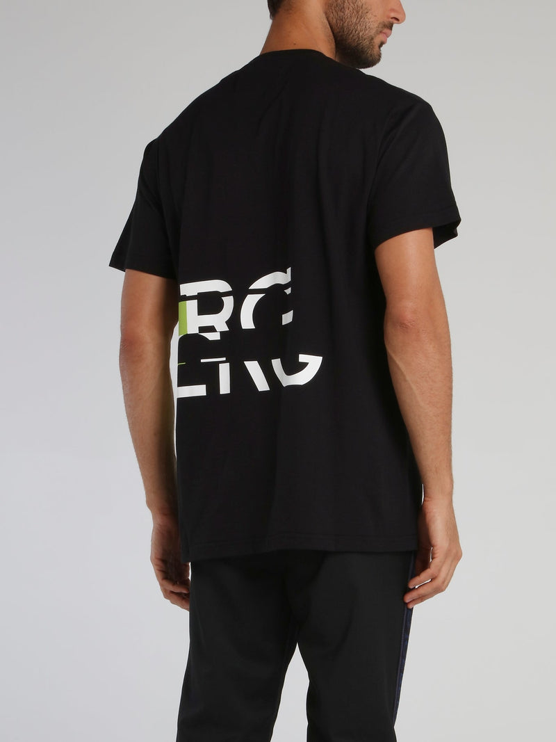 Black Mosaic Logo T-Shirt