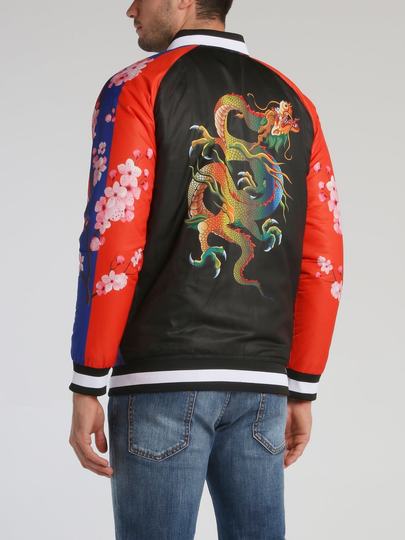 Dragon Retro Raglan Bomber Jacket