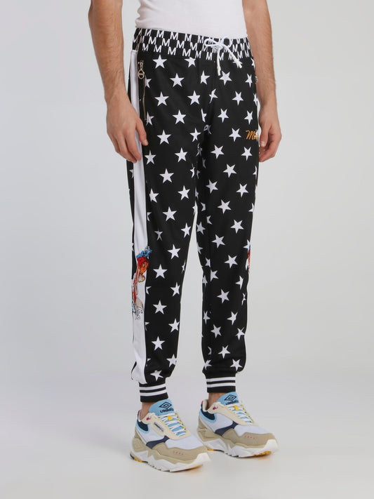 Stars and Carp Cotton Track Pants