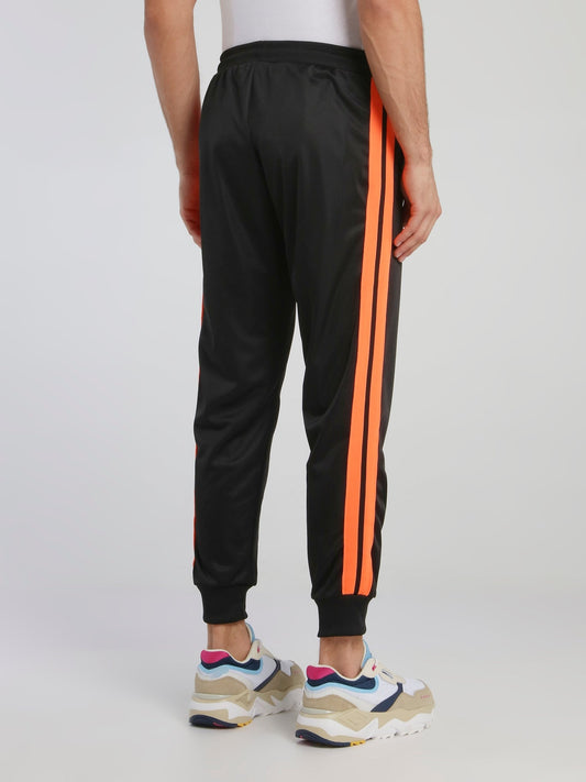 Black Side Stripe Jogger Pants