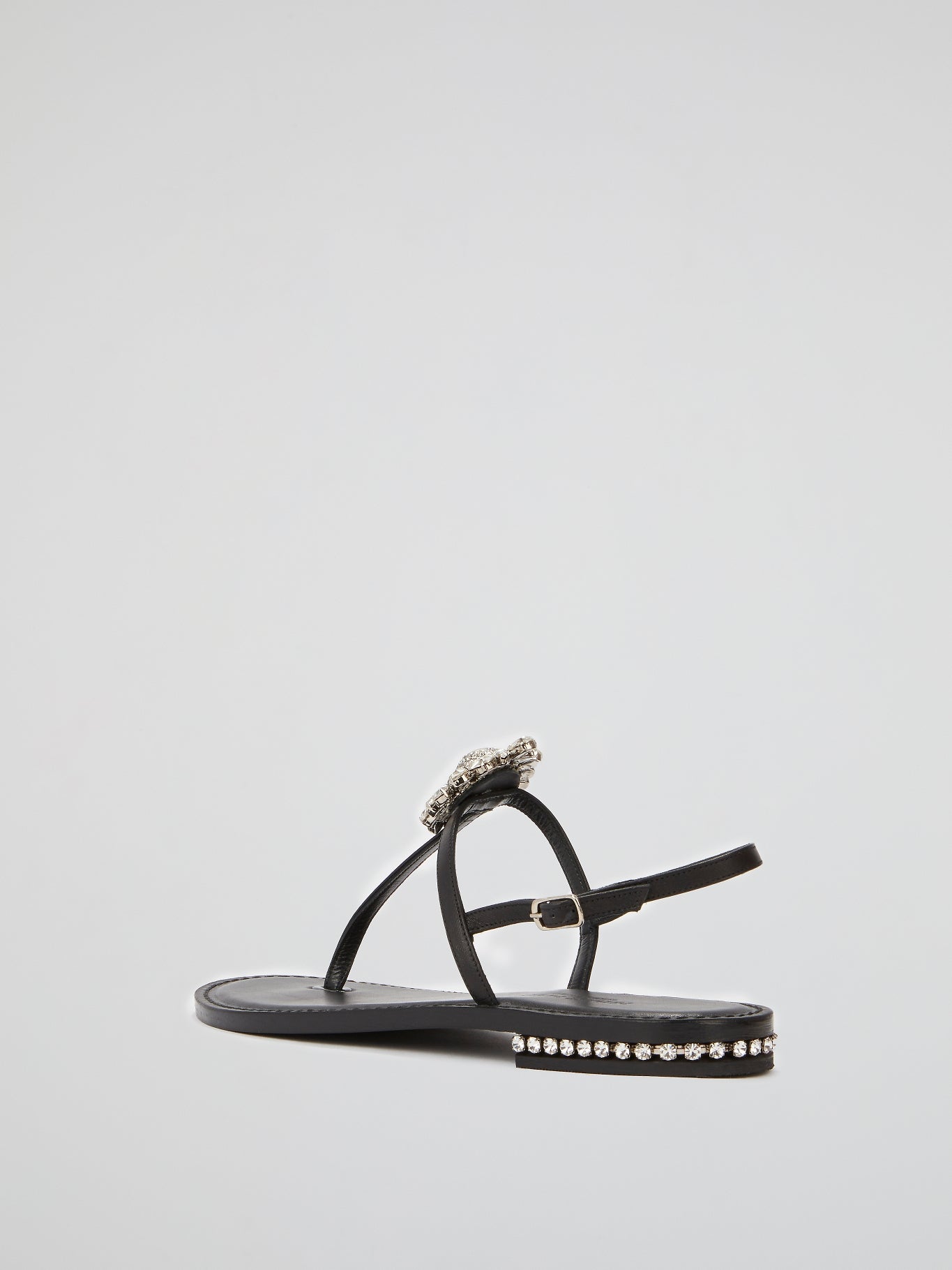 Crystal Skull Flat Sandals