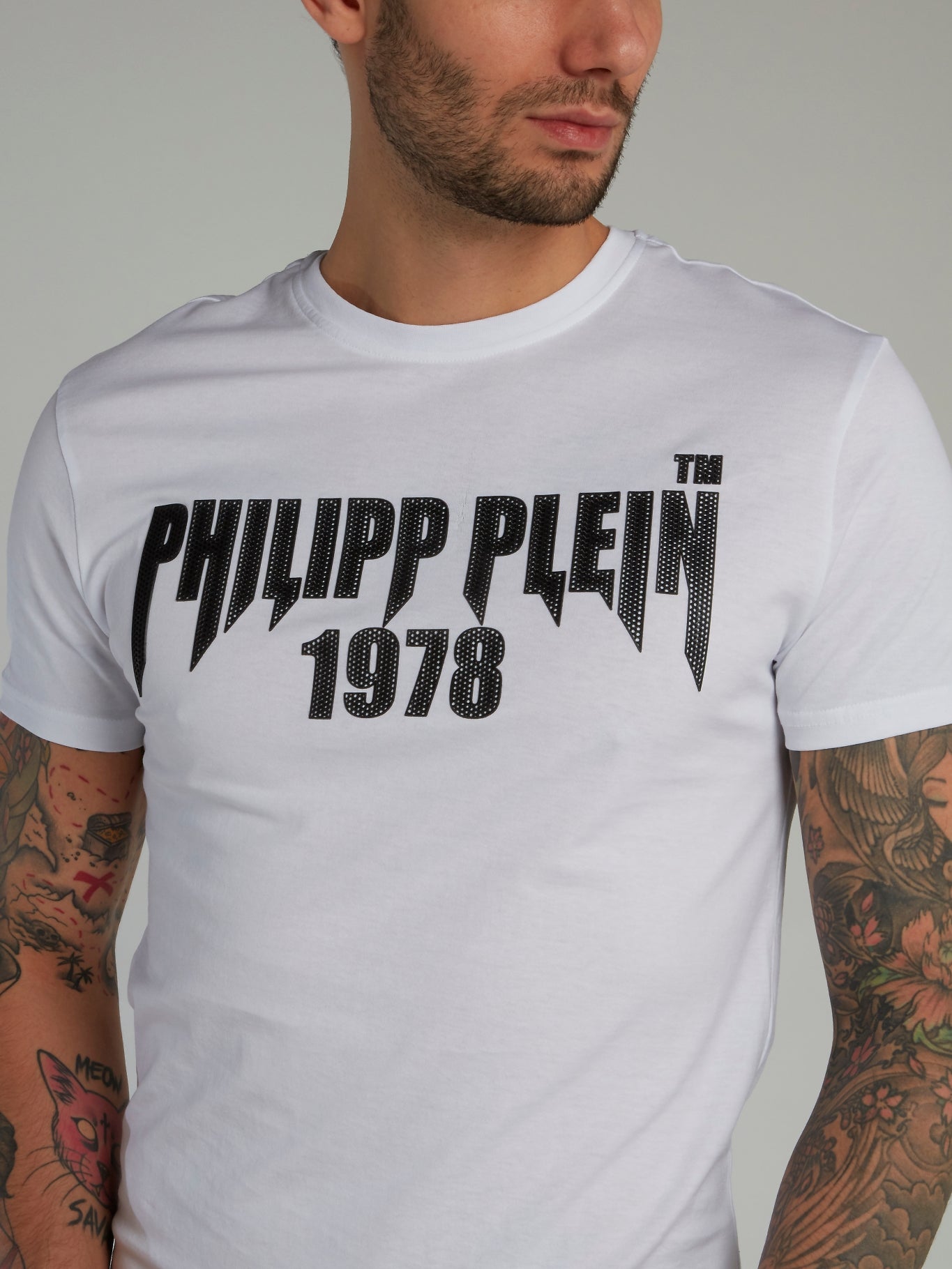 PP1978 White Contrast Logo T-Shirt