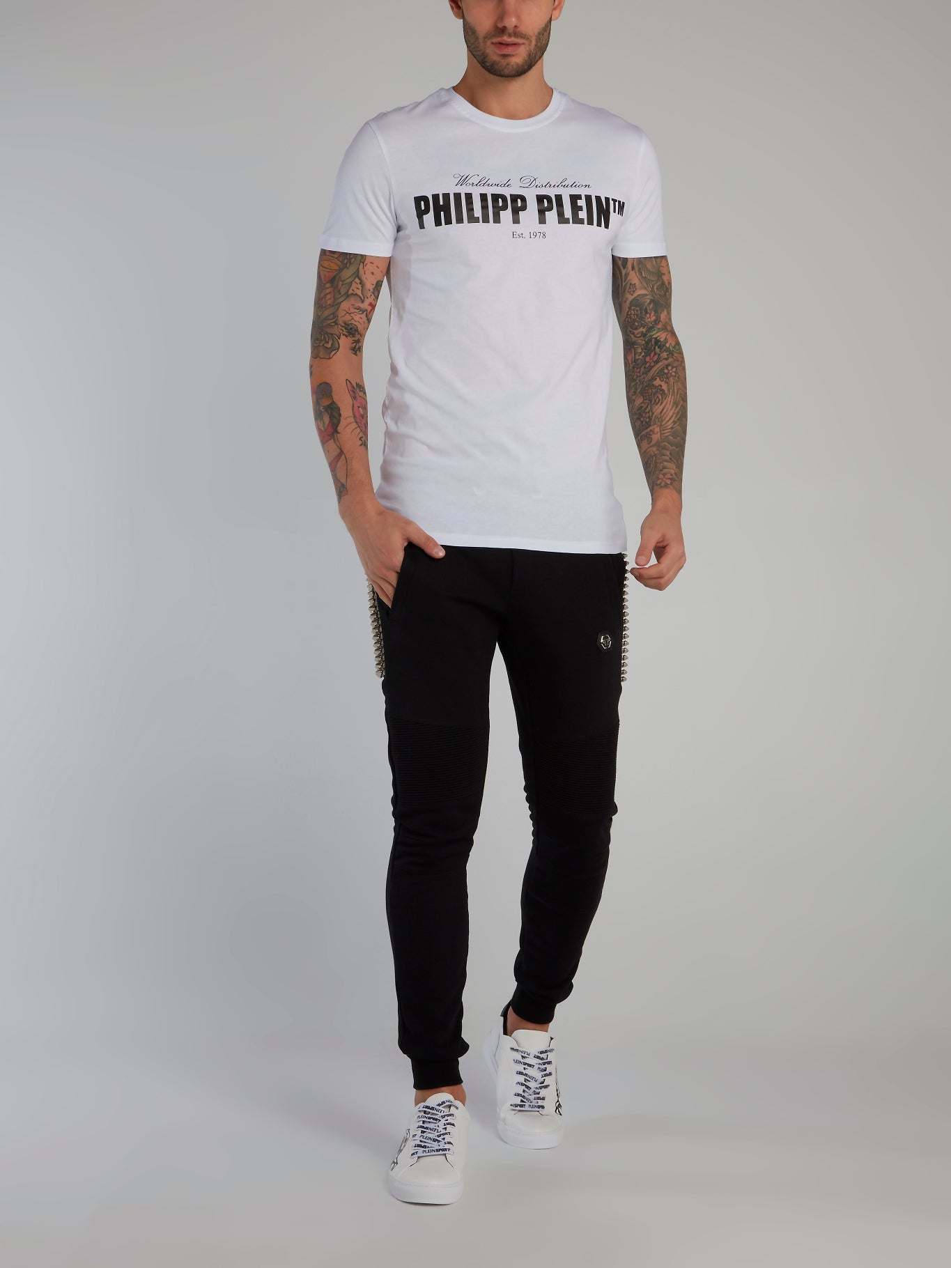 White Contrast Classic Logo T-Shirt