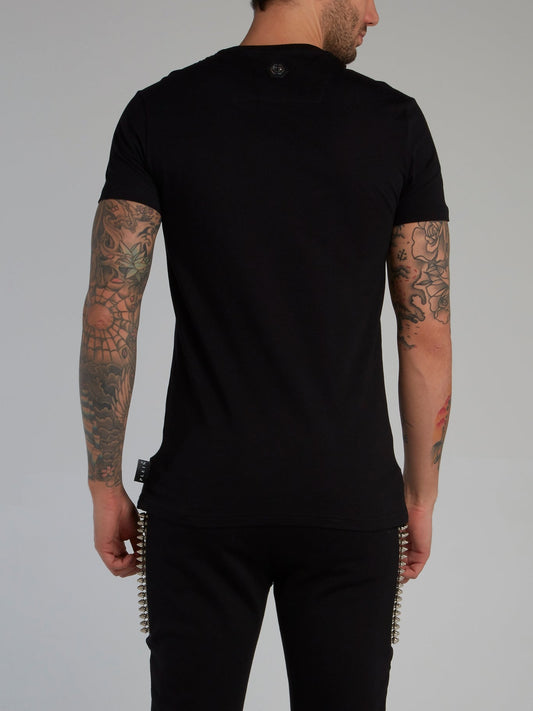 Black Contrast Classic Logo T-Shirt