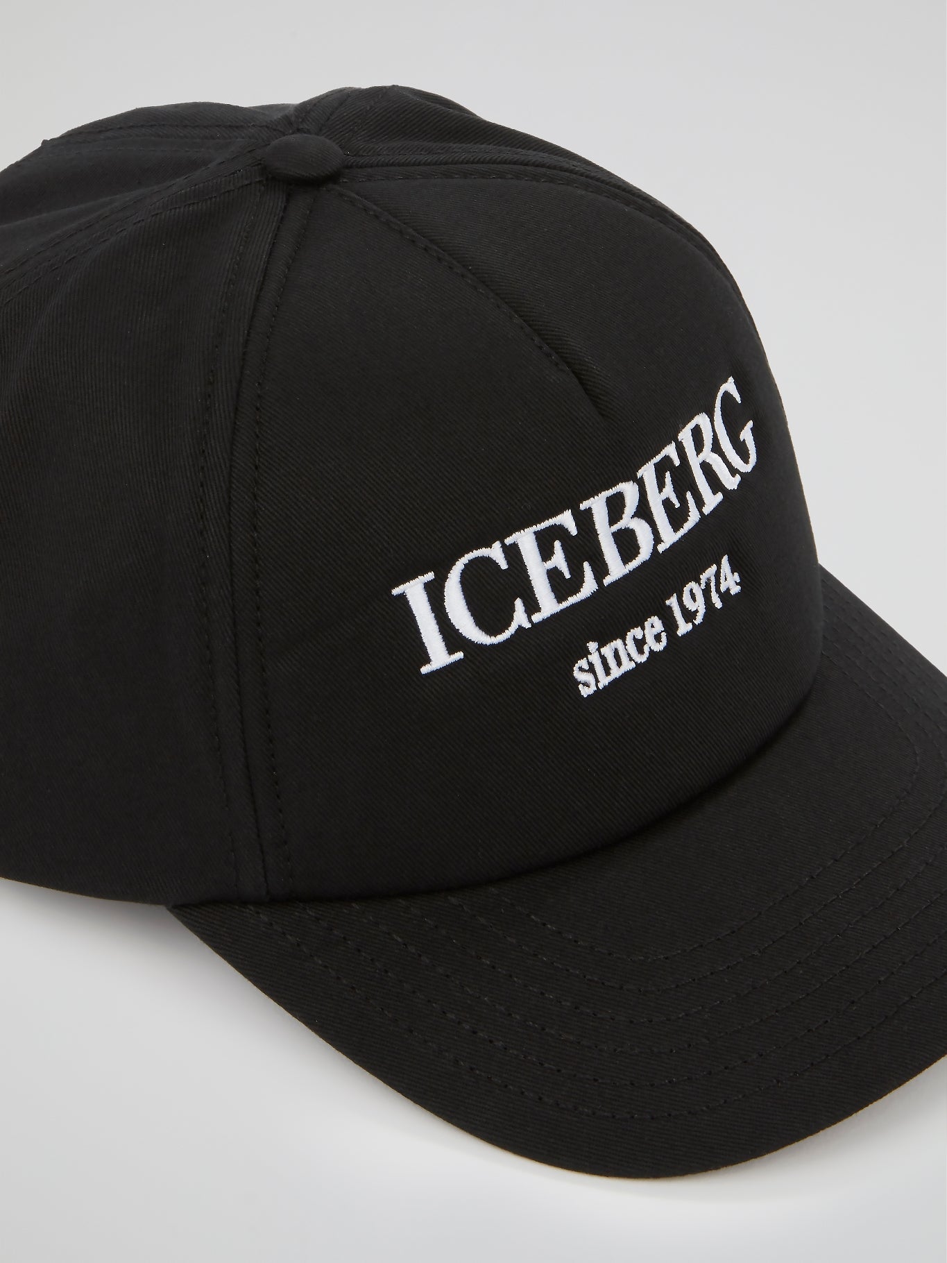 Black Classic Logo 6-Panel Cap