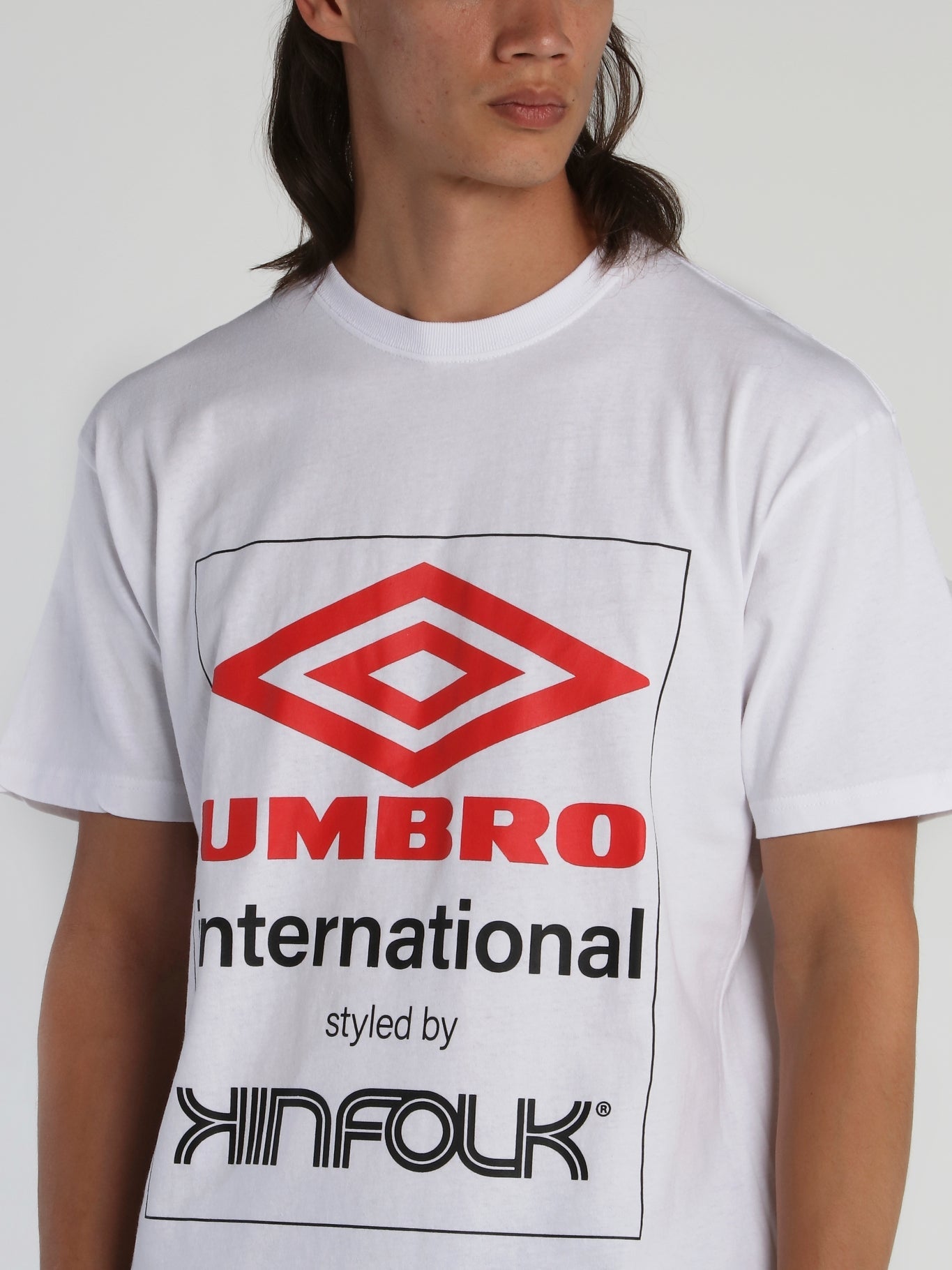 Kinfolk x Umbro White Logo T-Shirt