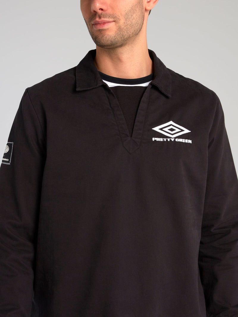 Pretty Green x Umbro Black Drill Top