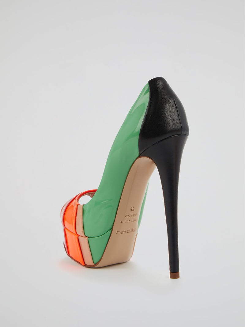 Delray Colour Block Stilettos