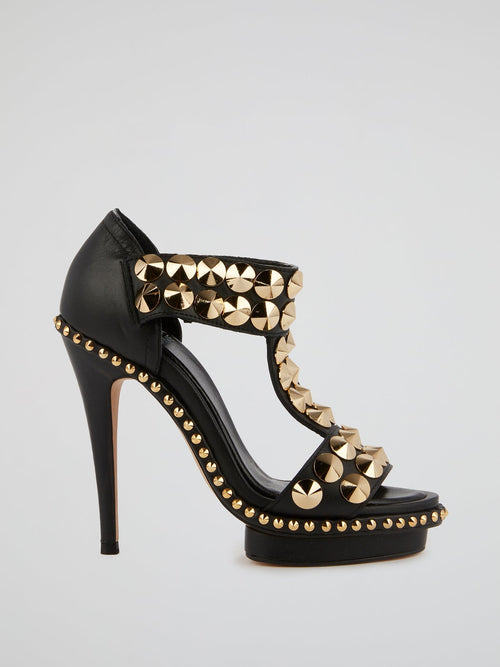 OX40411 Black Embellished Stilettos