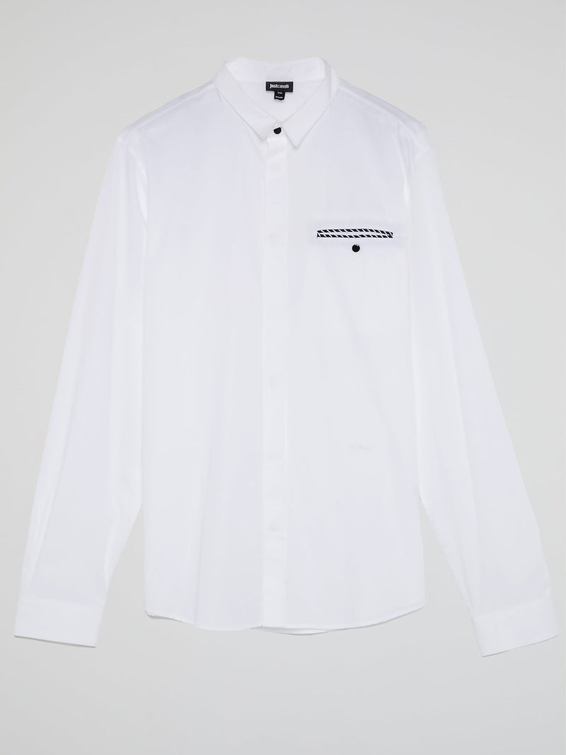 White Classic Button Up Shirt