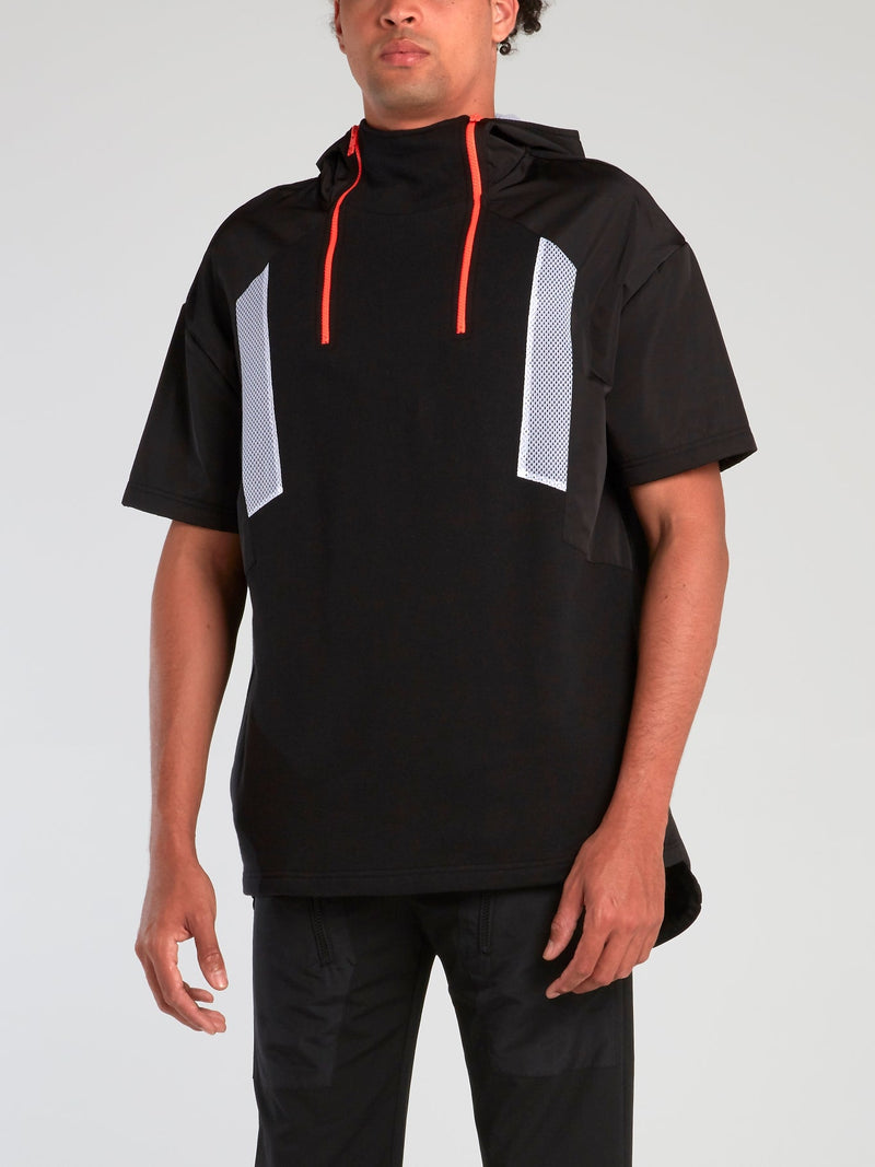 Black Long Tail Anorak