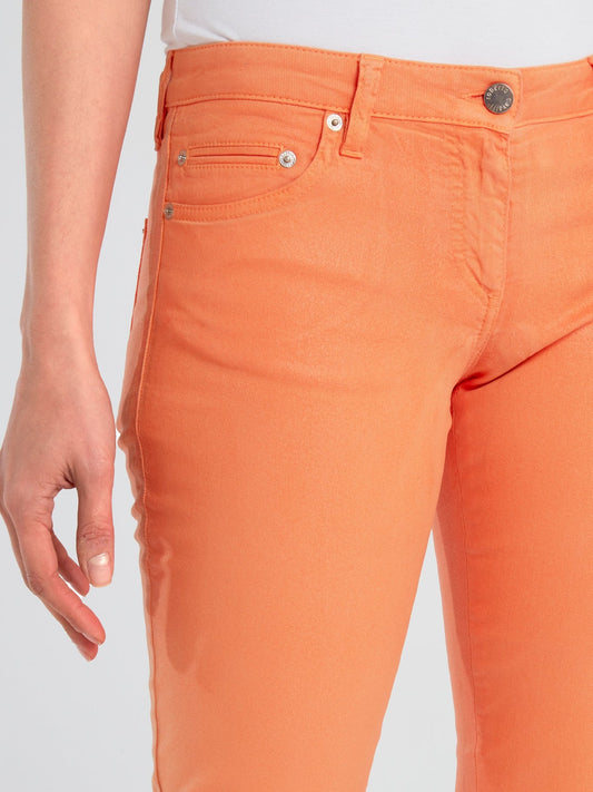 Orange Slim Fit Jeans