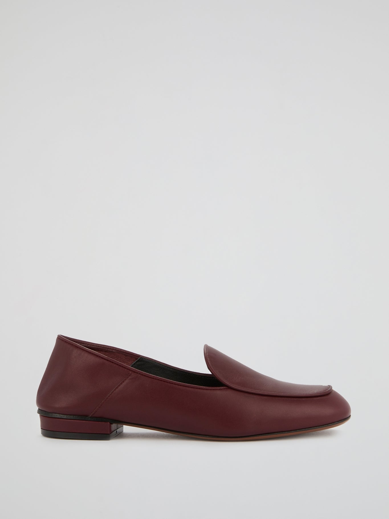 Burgundy Slip-On Loafers