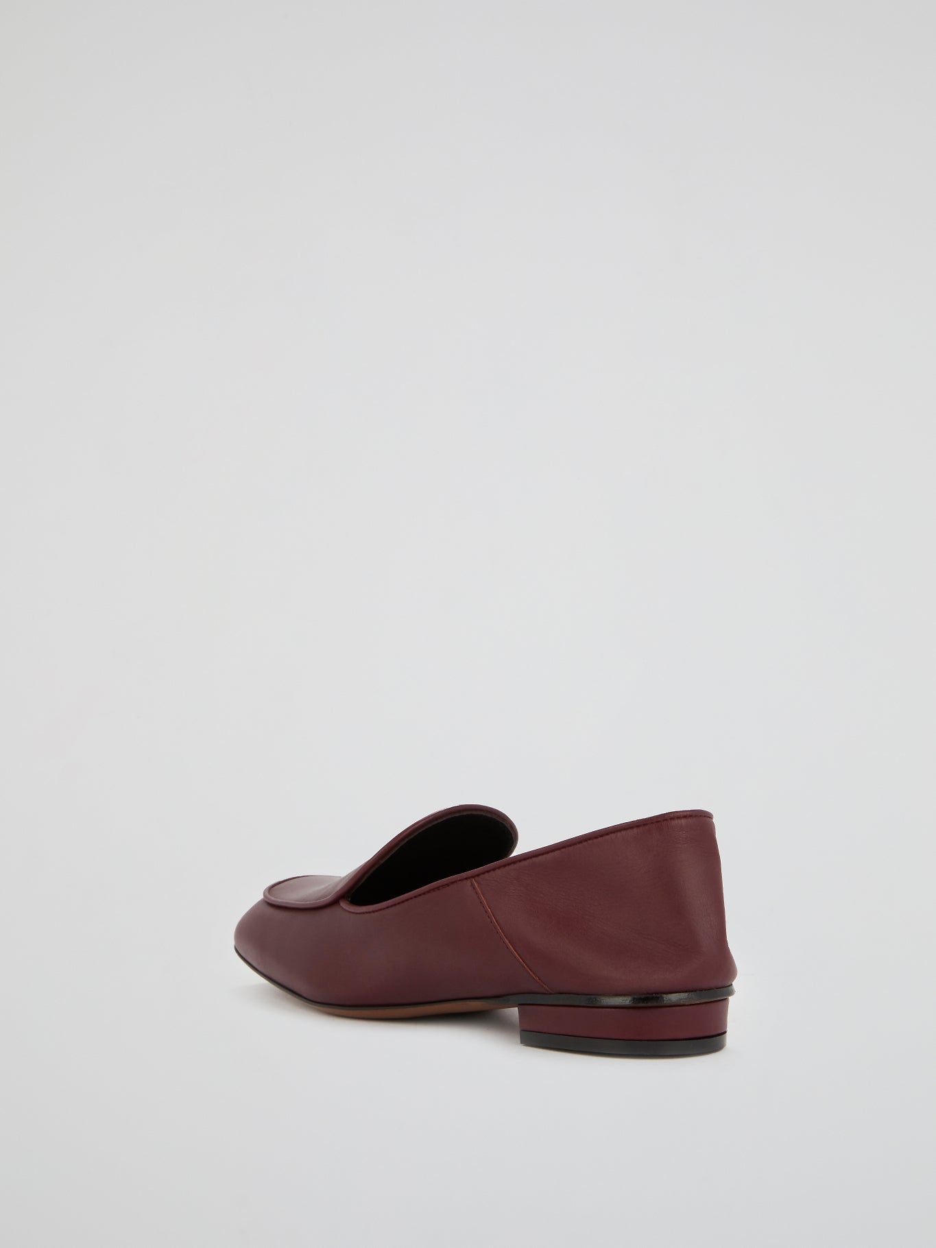 Burgundy Slip-On Loafers