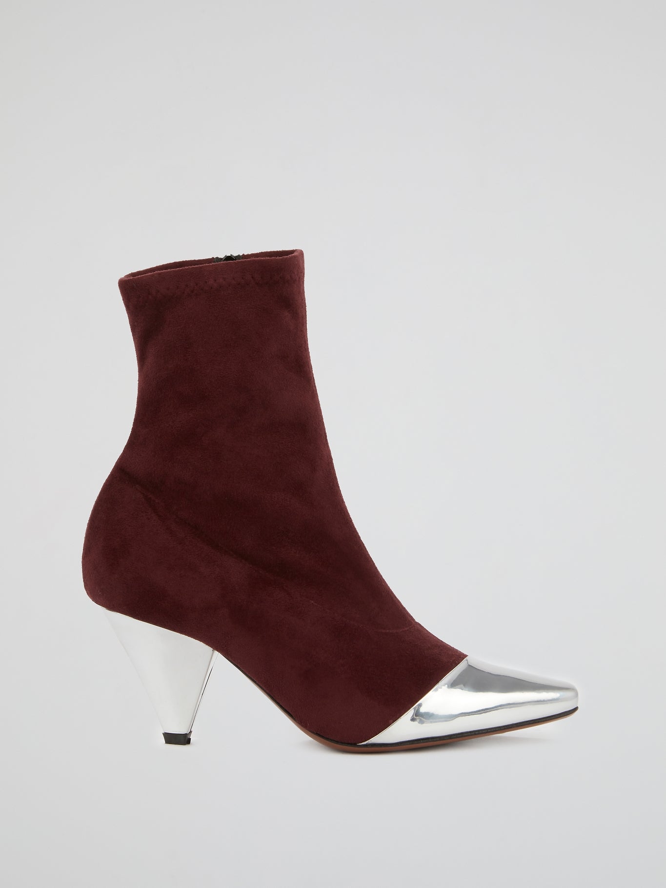 Metallic Toe Suede Boots