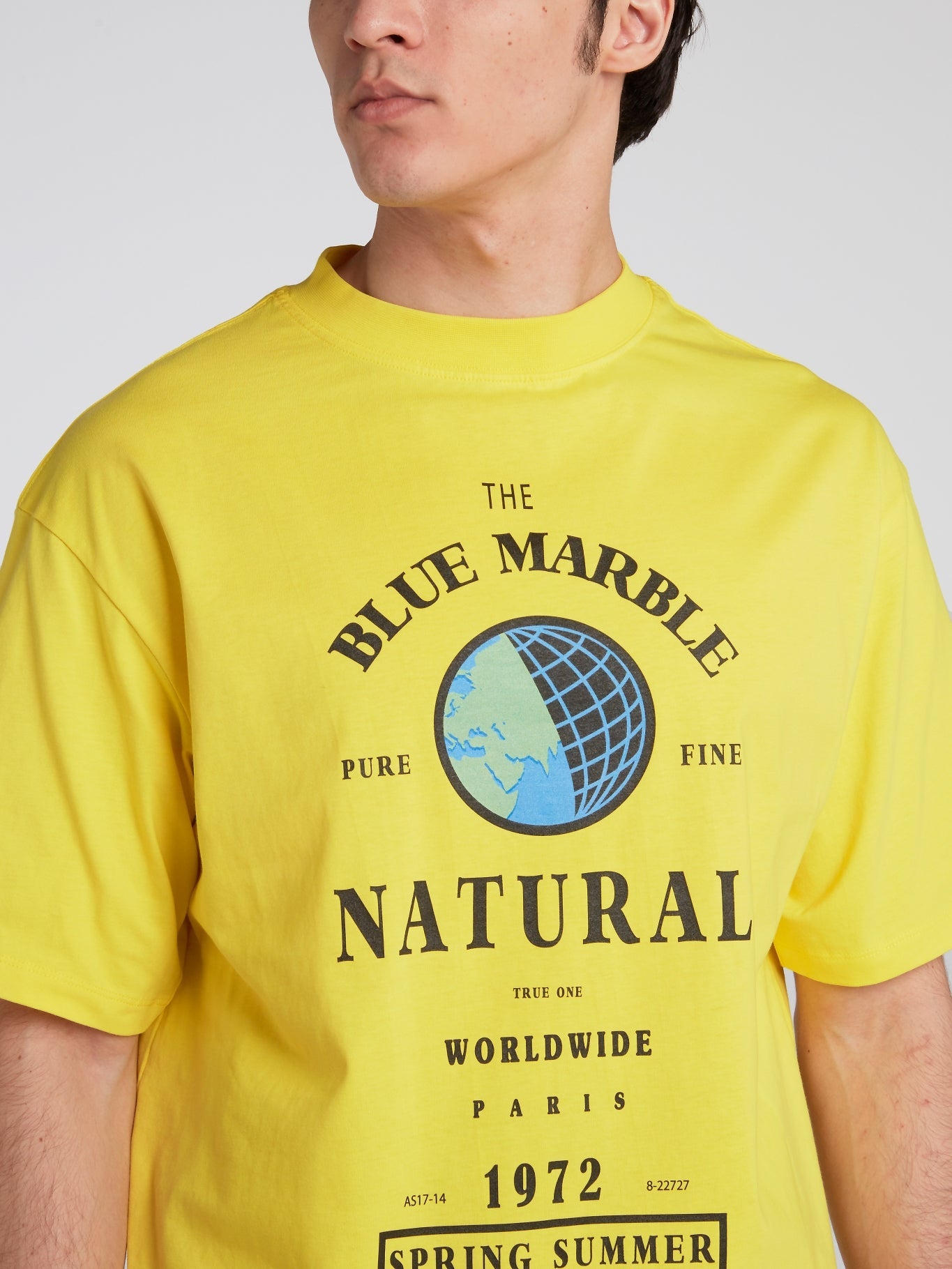 Earth Acid Yellow Printed T-Shirt