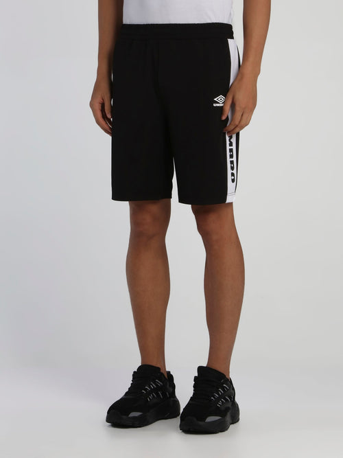 Black Side Stripe Shorts