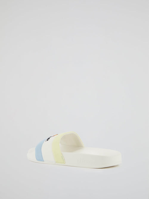 Borgaro Pastel Striped Slides