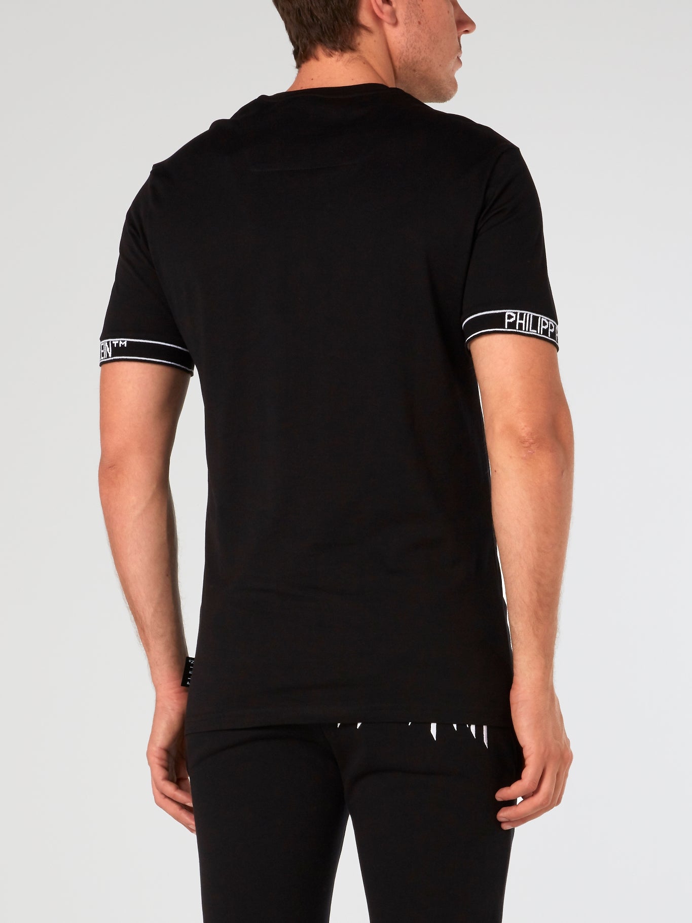 Logo Trim Round Neck T-Shirt