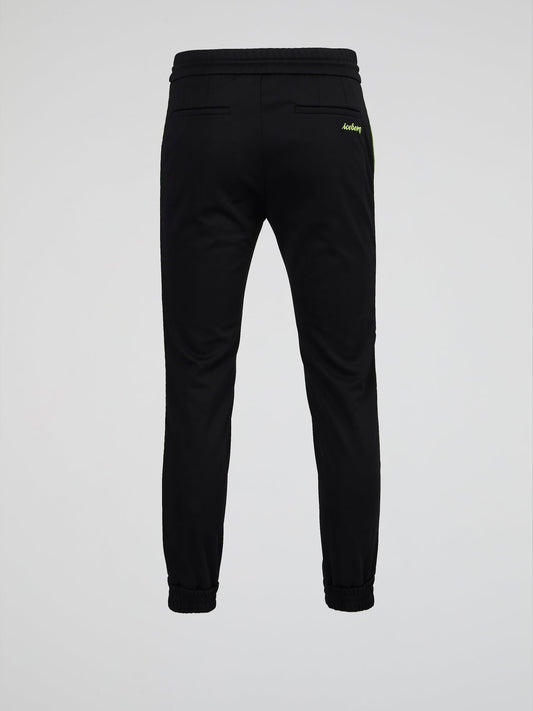Black Neon Lining Sweatpants