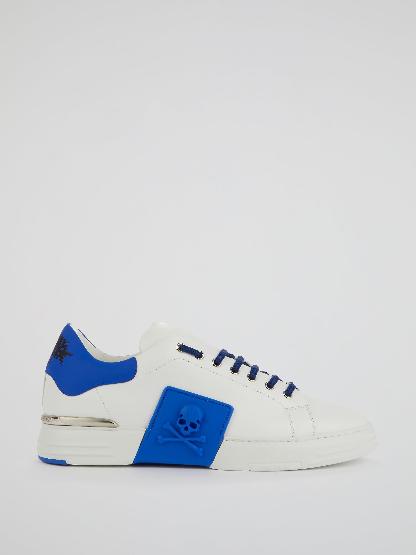 Phantom Kick$ Blue Low-Top Sneakers