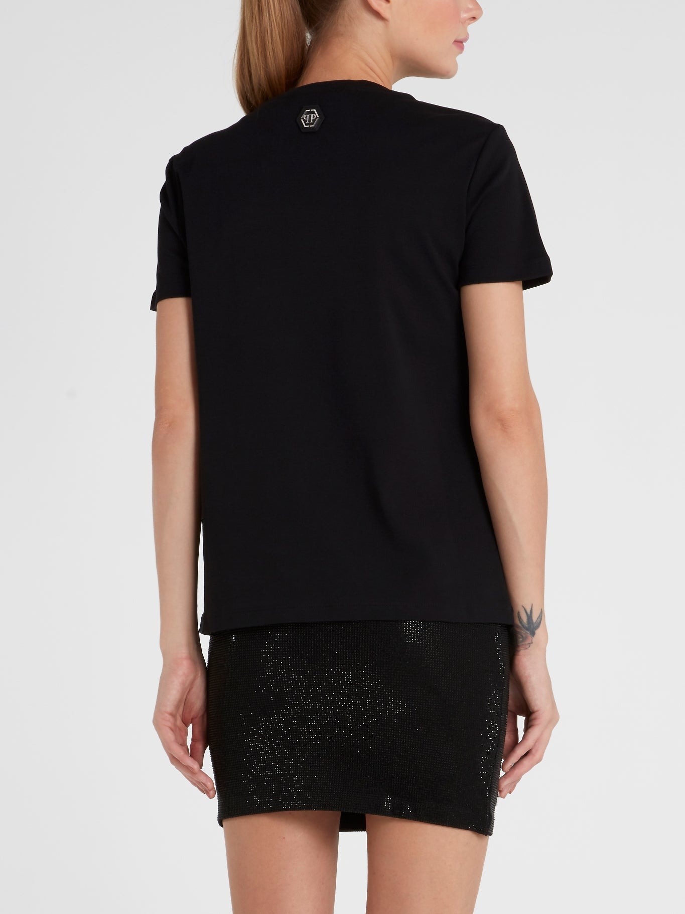 Gothic Plein Embellished T-Shirt