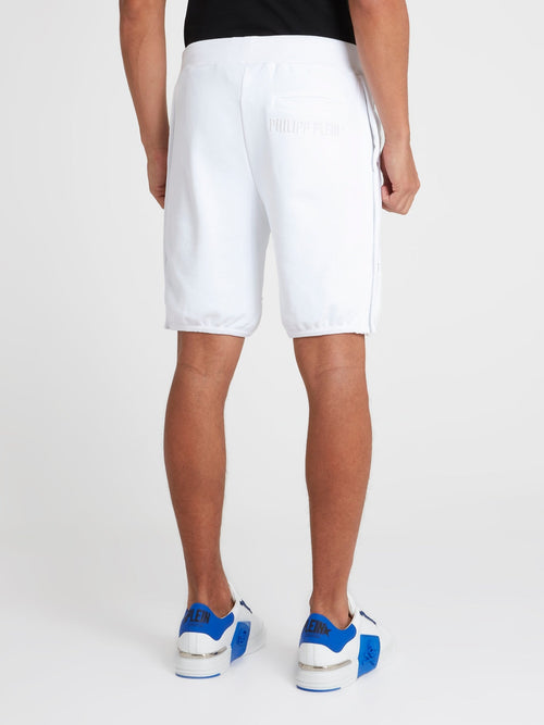 White Tear Away Track Shorts