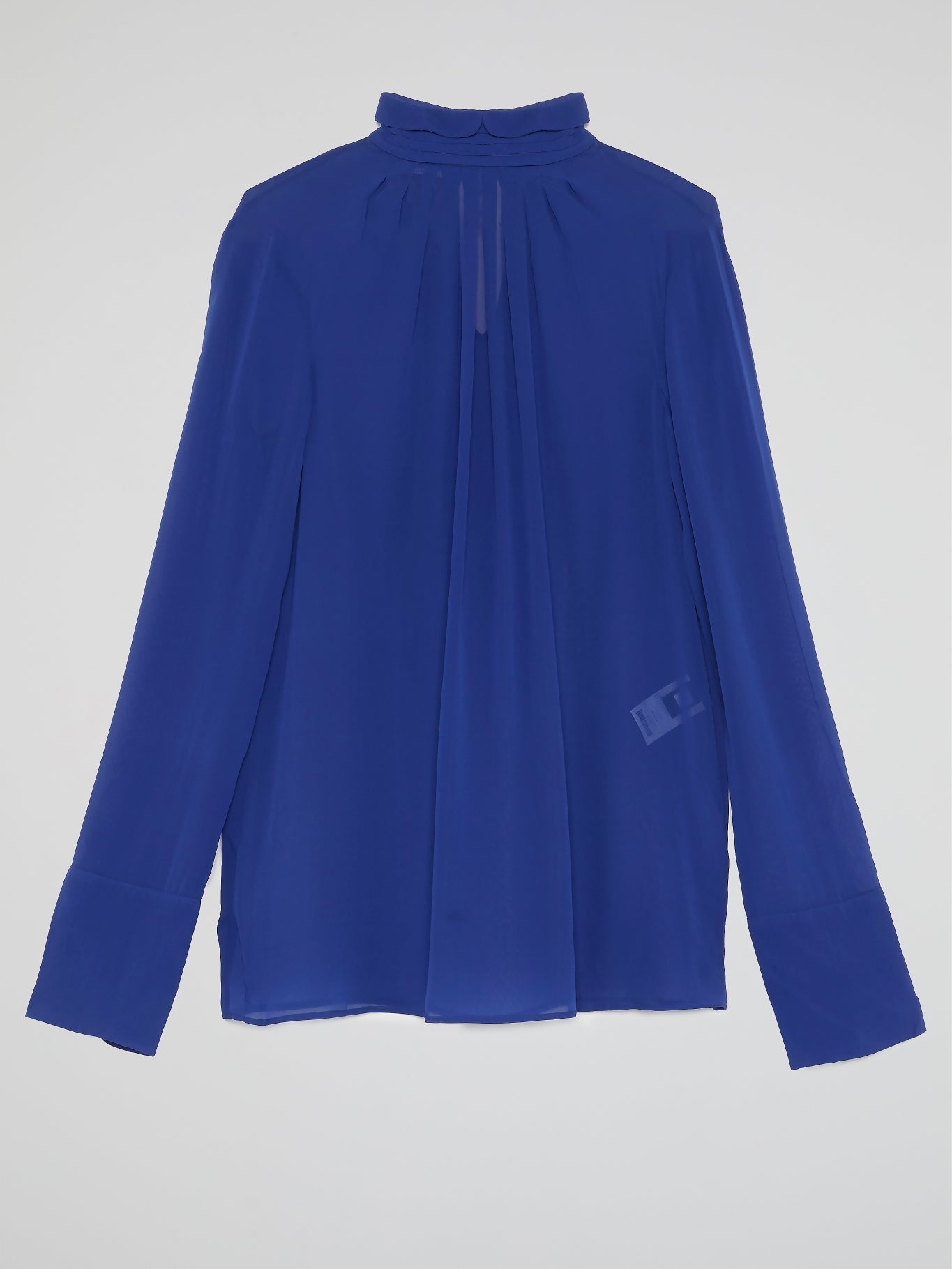 Blue High Neck Shirt