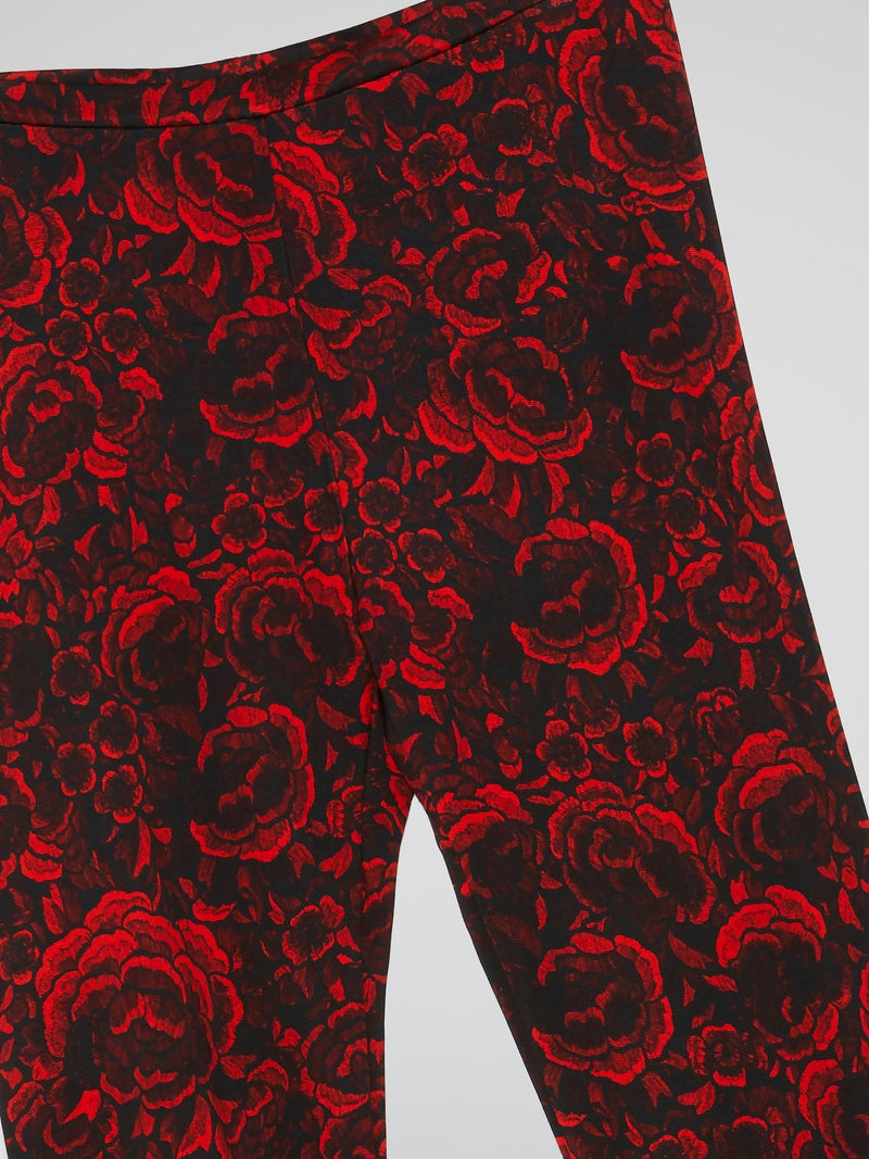 Rose Printed Leggings