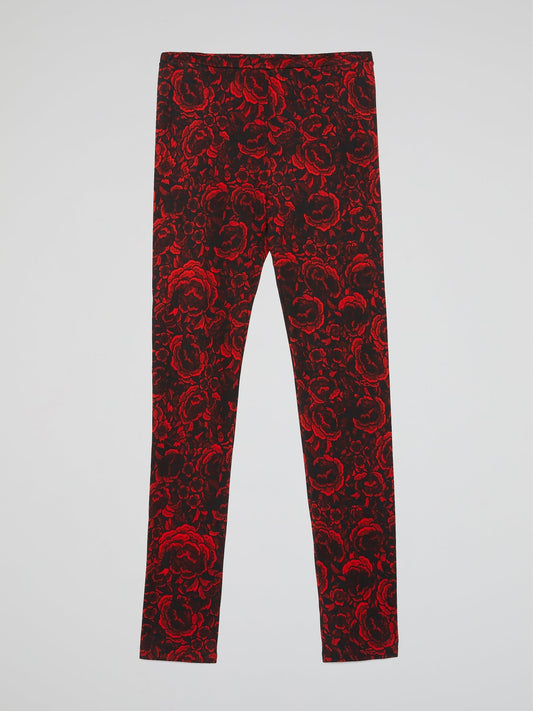 Rose Printed Leggings