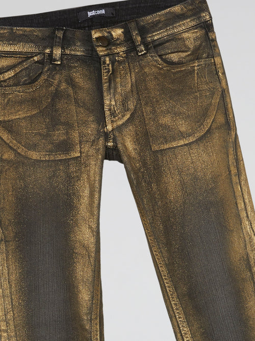 Gold Rustic Pants