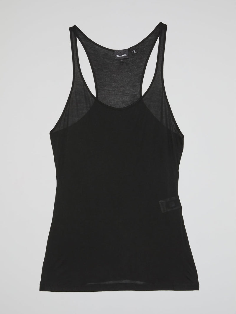 Black Racerback Tank Top