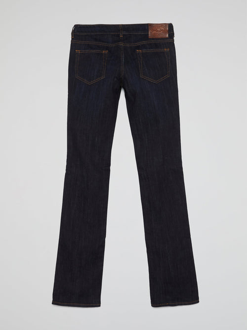 Navy Bootcut Jeans