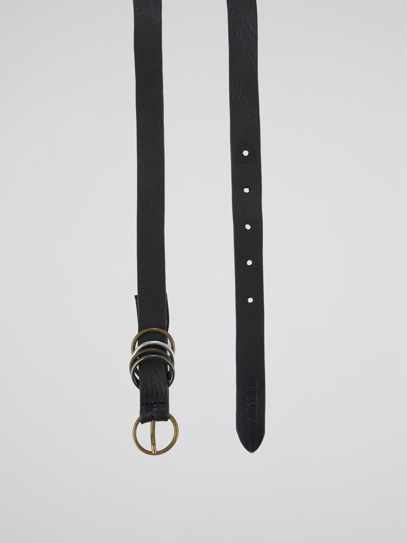 Black Leather Belt