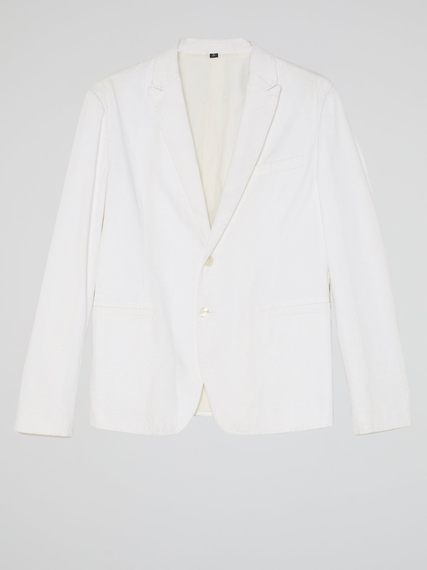 White Pocket-Detail Blazer