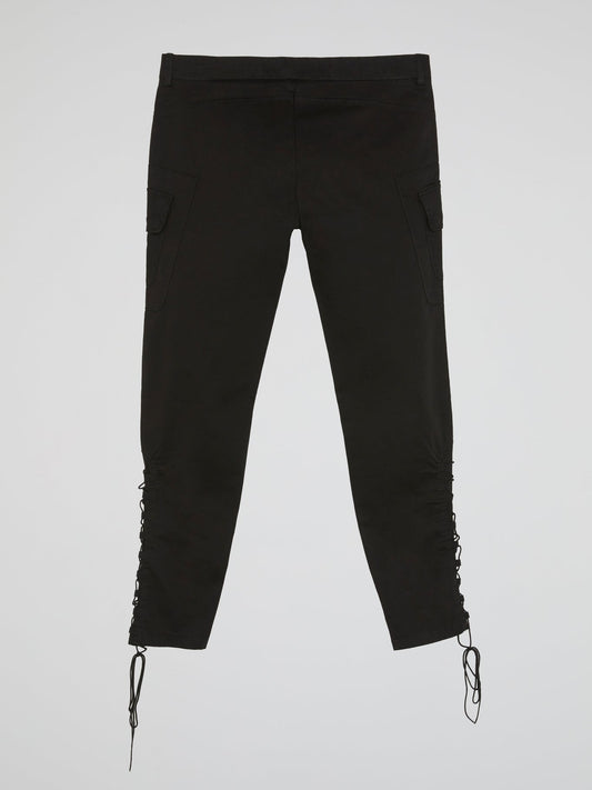 Black Multi Pocket Pants