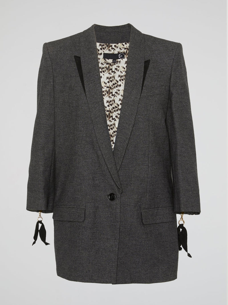 Grey Tweed Coat