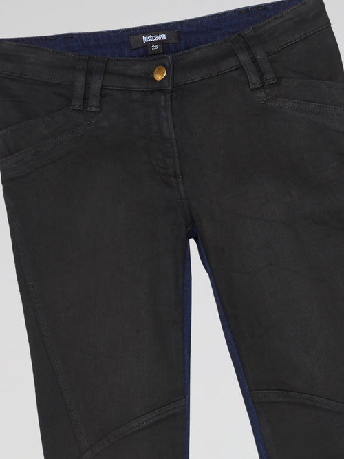 Two-Tone Slim Fit Jeans