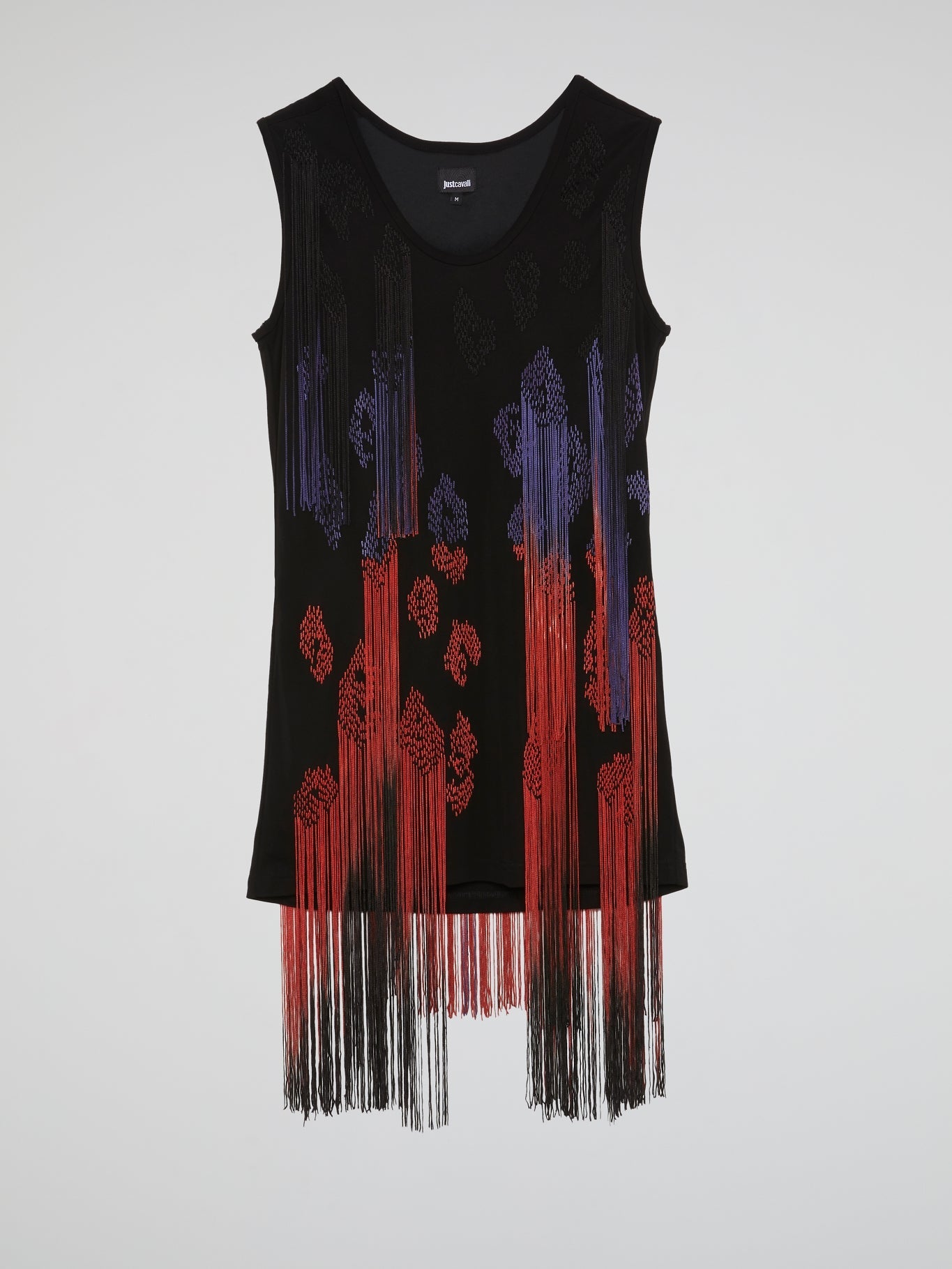 Fringe-Detail Sleeveless Top