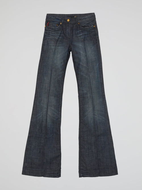 Flared Denim Jeans