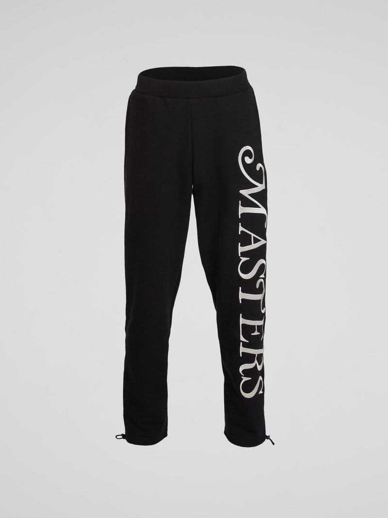 Masters Black Track Pants