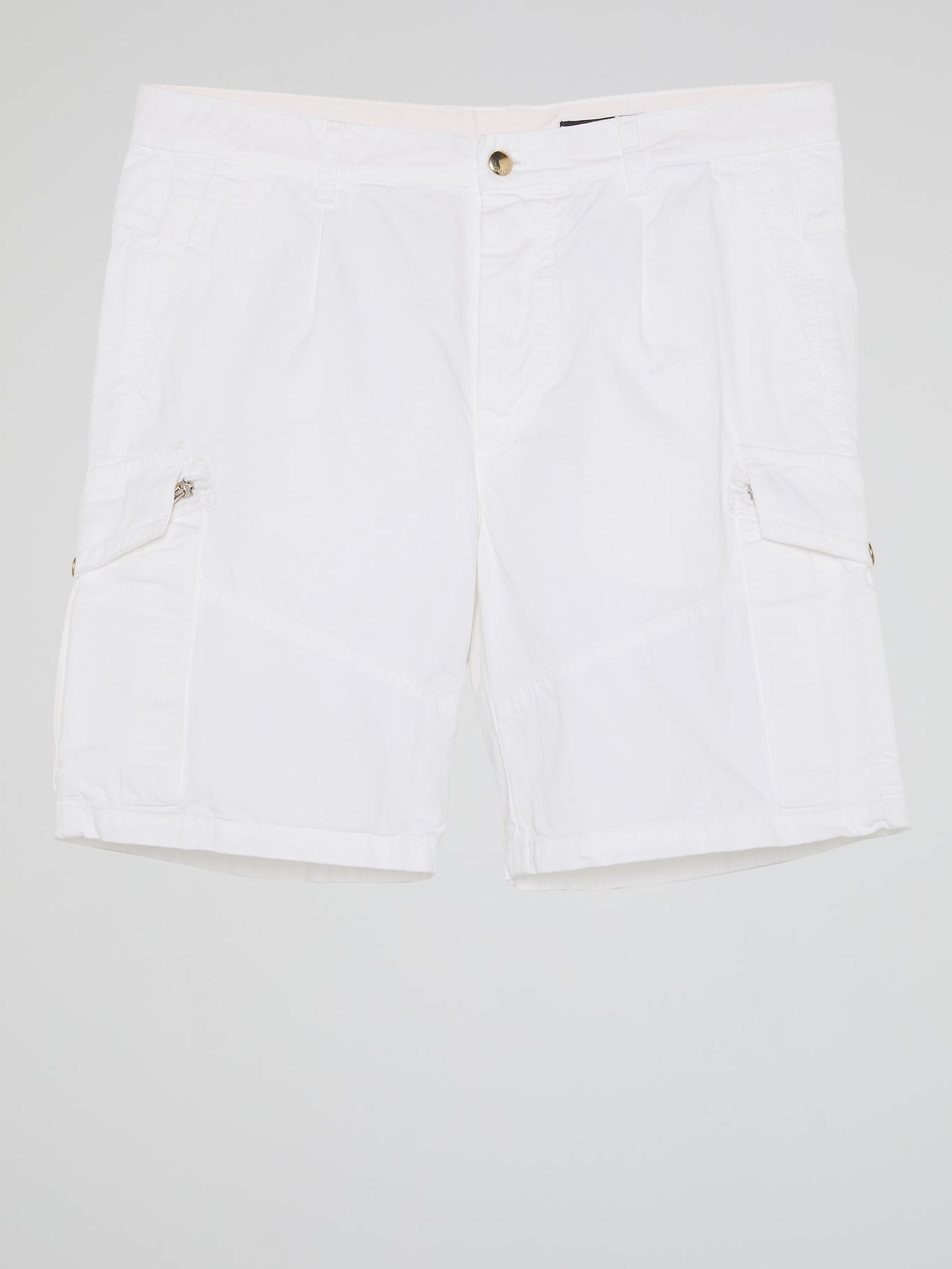 White Cargo Shorts