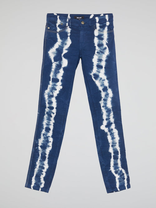 Blue Acid Wash Jeans