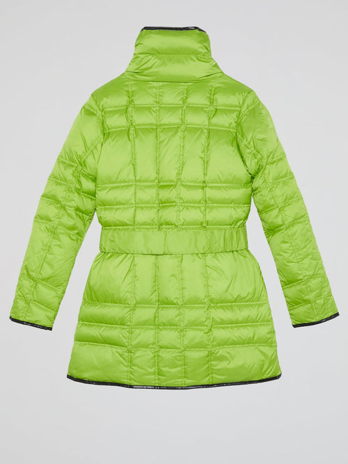 Green Puffer Coat