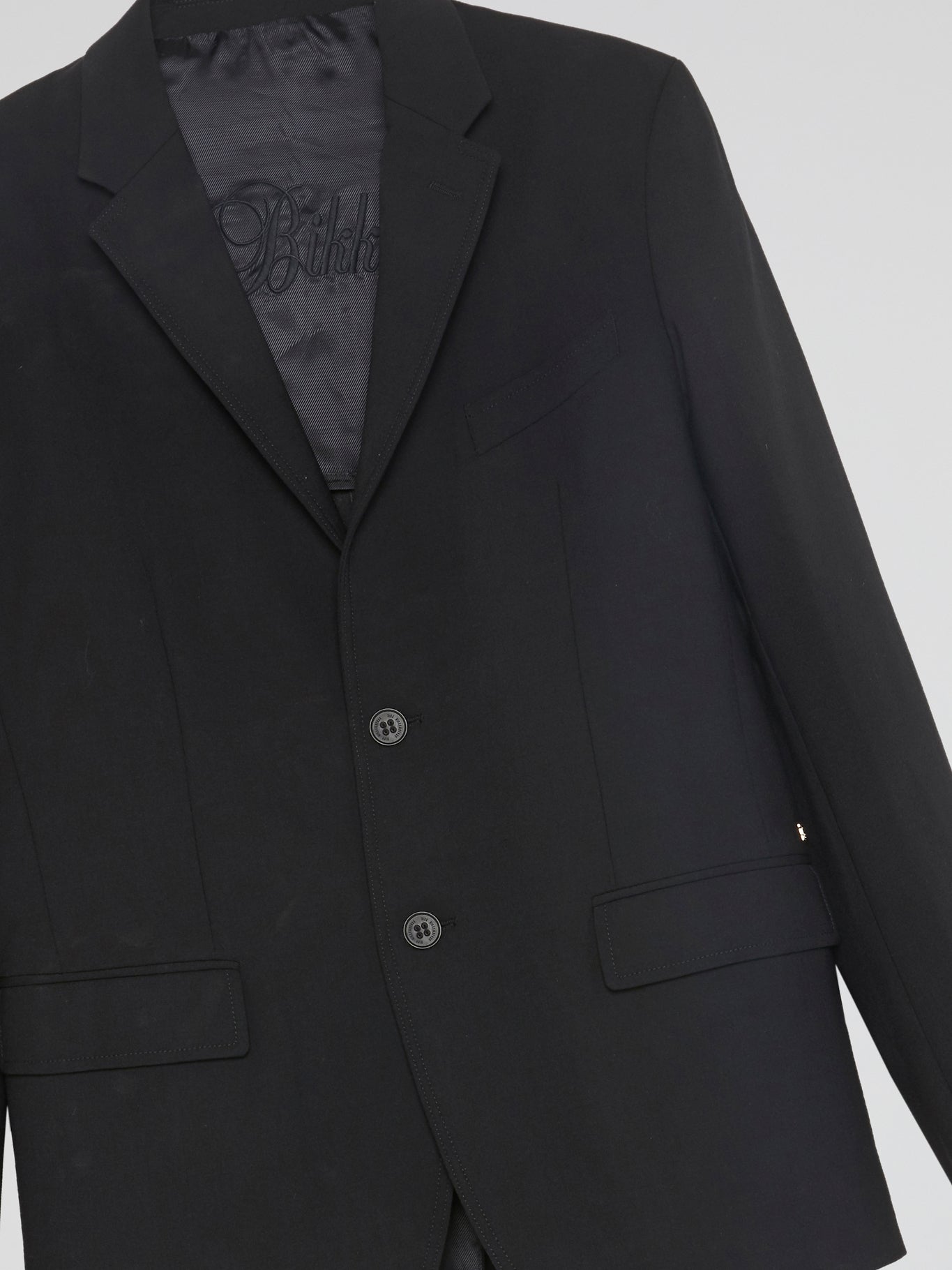 Black Single-Breasted Blazer