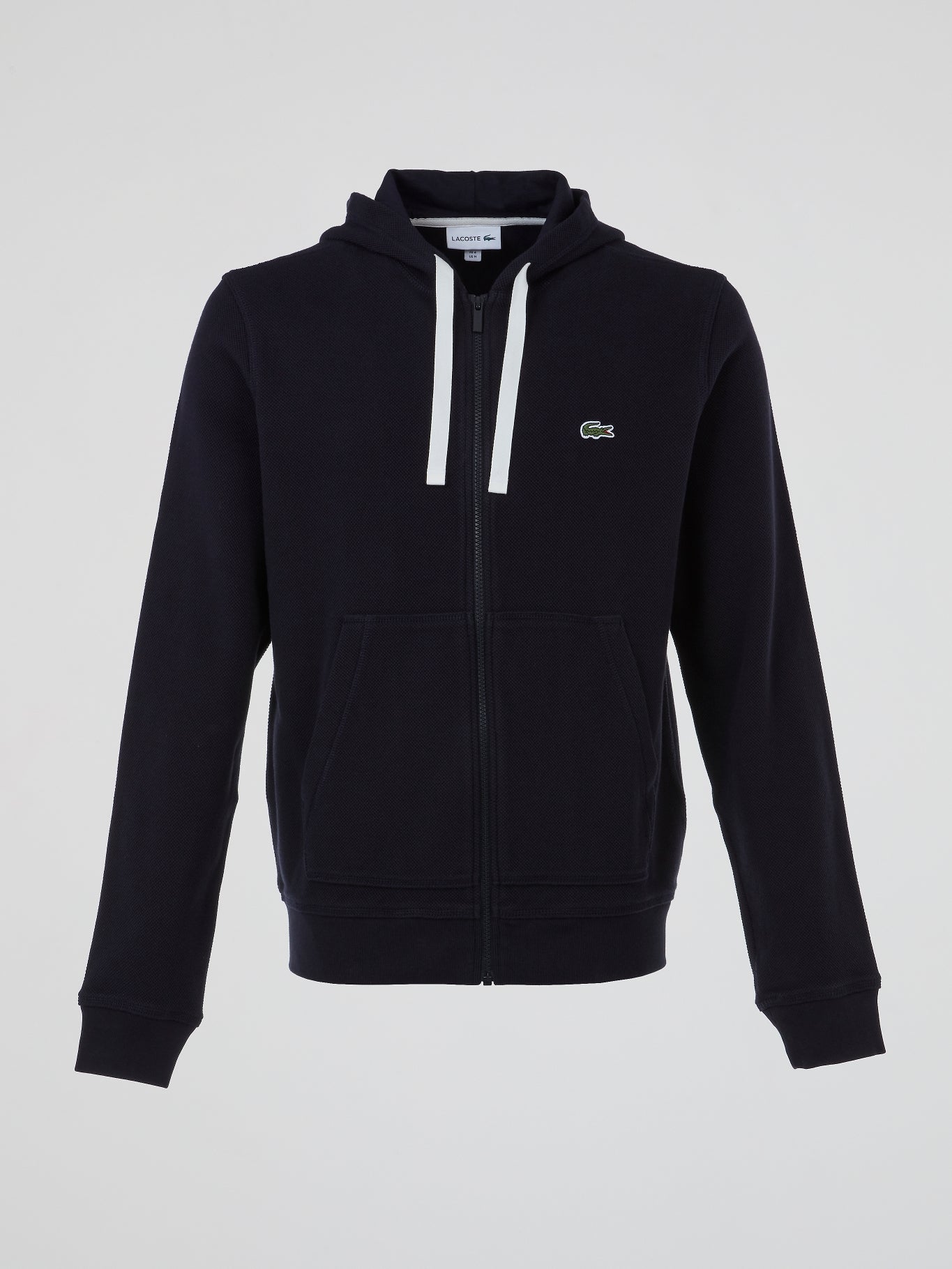 Navy Zip-Up Hooded Sweatshirt