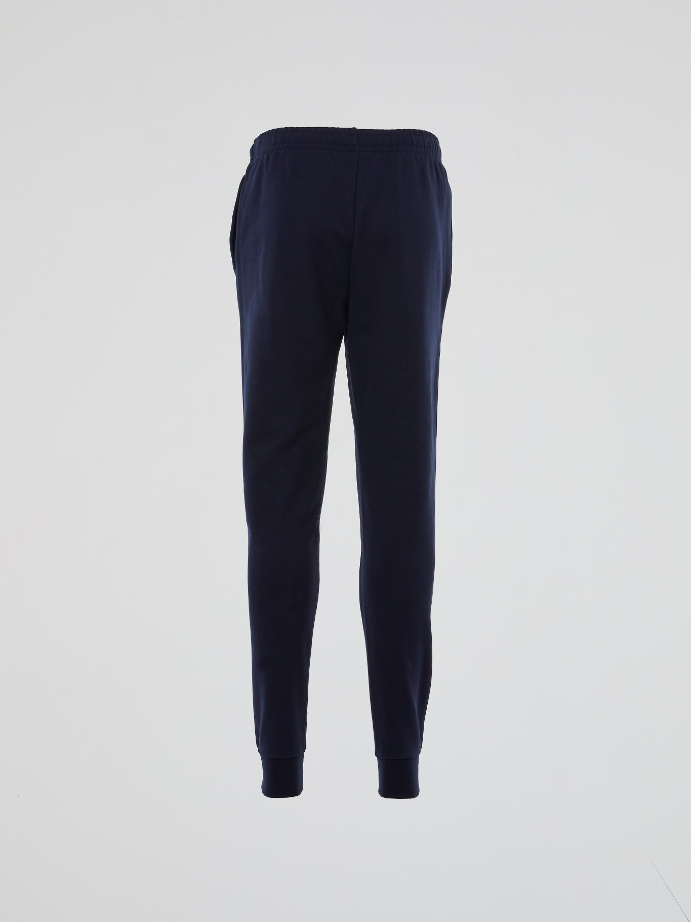 Navy Logo Print Active Pants